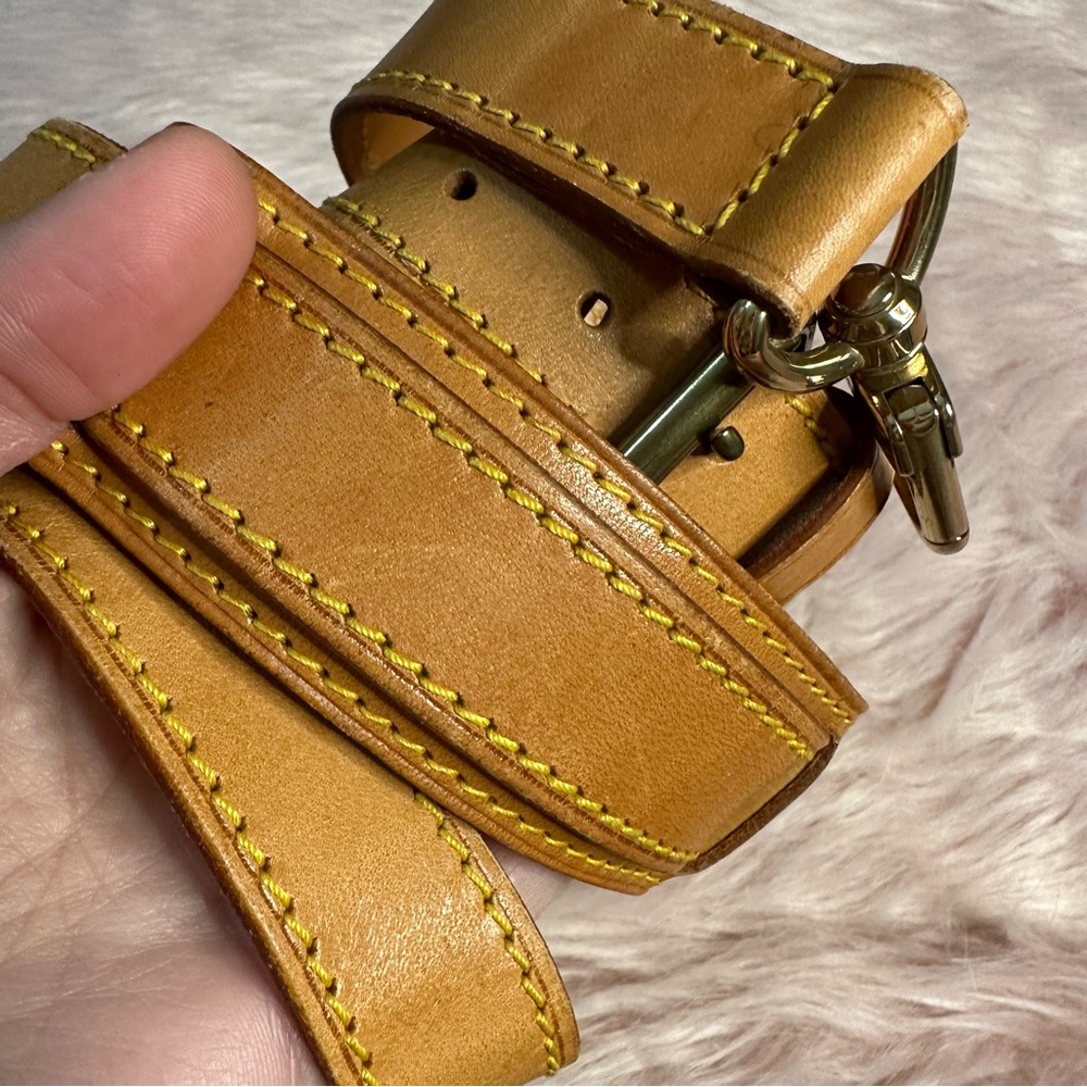 🟥 SOLD! Louis Vuitton Keepall 60 Bandouliere Monogram Duffle Bag Travel Luggage - Picture 8 of 17